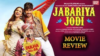 Jabariya Jodi Movie Review  Sidharth Malhotra  Parineeti Chopra [upl. by Quent709]