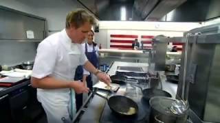 Gordon Ramsays Pan Seared Scallops Recipe with Baby New Potatoes [upl. by Tirzah]