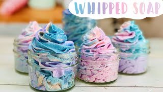 Diy Foaming Bath Butter Whipped Soap Tutorial [upl. by Moreen]