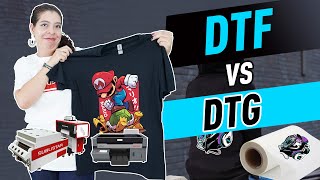 😉Impresión DTF y DTG ¿Cómo elegir [upl. by Aihtiekal602]