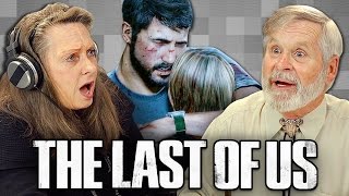 ELDERS PLAY THE LAST OF US Elders React Gaming [upl. by Erlina]