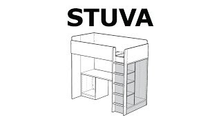 How to assemble the STUVA storage unit [upl. by Dal]