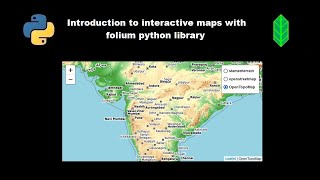 Introduction to Folium for interactive maps in python [upl. by Ravens]