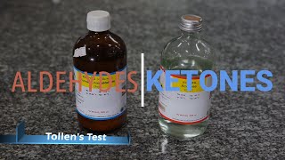 Aldehydes and Ketones Tollens Test [upl. by Sregor]