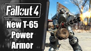 Fallout 4 Mod Review T65 Power Armor [upl. by Llevram]