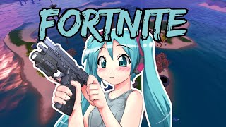 Hatsune Miku in Fortnite [upl. by Asusej]