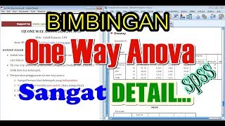 Bimbingan Kilat Uji One Way Anova dengan SPSS bagi Pemula [upl. by Sanfourd414]