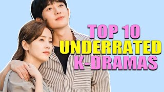 10 Criminally UNDERRATED Korean Dramas on NETFLIX [upl. by Kcirdor]