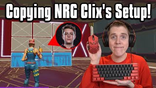 Trying NRG Clixs Setup In Arena  Fortnite Battle Royale [upl. by Urba]