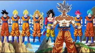 Every GOKU Form Ever Explained Dragon Ball Super Update [upl. by Ailem]