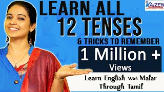 Learn all 12 tenses in 30 minutes through Tamil  Speak English by Using Tenses [upl. by Needan]