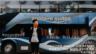 TRANSTAR FIRST CLASS SOLITAIRE SUITES COACH To Kuala Lumpur From Singapore [upl. by Ephram226]