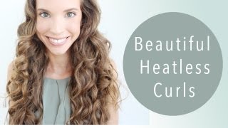 HOW TO HEATLESS CURLS With flexi rods [upl. by Branch]