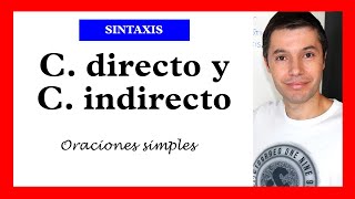 Complemento directo y complemento indirecto CD y CI [upl. by Benedicto147]