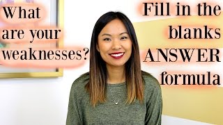 What are Your Weaknesses  Sample Answer [upl. by Delfeena]