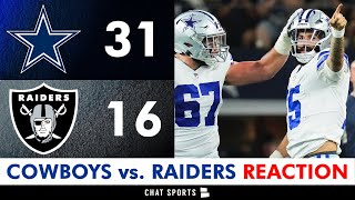 Cowboys News And Rumors After 3116 WIN vs Raiders Josh Ball Injury Will Grier  OC Dak Prescott [upl. by Ware727]