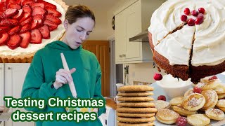 TESTING MY SUBSCRIBERS CHRISTMAS DESSERT RECIPES [upl. by Nothsa]