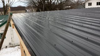 EBP Metal Roofing  Garage Flat Roof [upl. by Ganley]