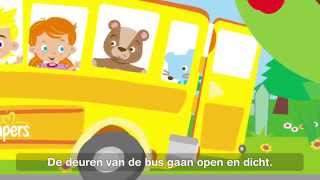 De wielen van de bus  Kinderliedjes met tekst [upl. by Lecia202]