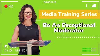 How To Moderate A Panel Discussion Audiences Will Love  Media Training [upl. by Ierdna]