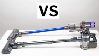 LG vs Dyson Cordless Vacuums A9 vs V11 V10 V8 V7 [upl. by Aikas]