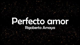 Perfecto Amor  Rigoberto Amaya  Letra [upl. by Amzaj]