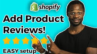 How to add the Shopify Review App  2022 Free Setup [upl. by Ennasus]