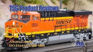 HO Scale ES44AC BNSF GEVO Athearn Genesis Product Review [upl. by Erej969]