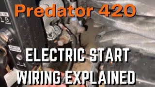 Predator 420 Electric Start Wiring Explained [upl. by Henke]