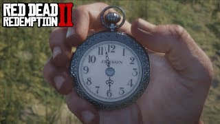 Red Dead Redemption 2 ► How to Equip and View a Pocket Watch [upl. by Stieglitz87]