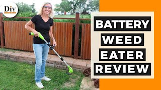 Battery Grass Trimmer  Weed Trimmers Women Can Use [upl. by Einial]