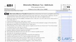 Learn How to Fill the Form 6251 Alternative Minimum Tax by Individual [upl. by Assiluj]