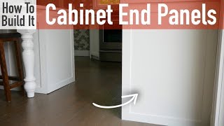 DIY Kitchen Cabinet End Panels [upl. by Colon]