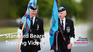 RAF Association Standard Bearers Training Video [upl. by Yentrok]