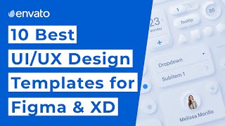 10 Best UXUI Design Templates for Figma amp XD 2020 [upl. by Ho477]