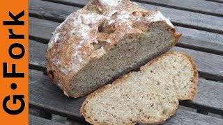 Artisan Bread in Five minutes a day Easy Bread Recipe  GardenFork [upl. by Arramahs]