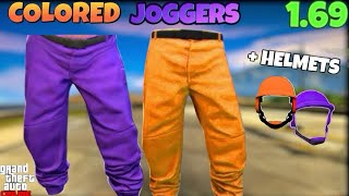 Easiest Method On How To Get The Orange And Purple Joggers  Helmets In Gta Online [upl. by Barbarese]