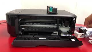 How To Change or Install Canon MG3620 Ink [upl. by Ahsiyt]