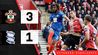 EXTENDED HIGHLIGHTS Southampton 31 Birmingham City  Championship [upl. by Nomsed651]