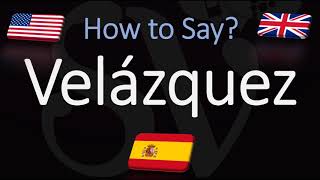 How to Pronounce Velázquez CORRECTLY Spanish amp English Pronunciation [upl. by Liliane]