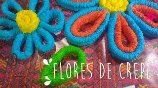 Tutorial Flores de Papel Crepé Corrugado [upl. by Sheley4]