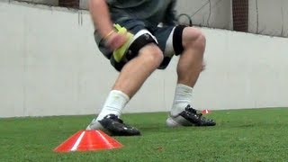 Speed Training  4 Cone Drill  Agility Drill [upl. by Hegarty]