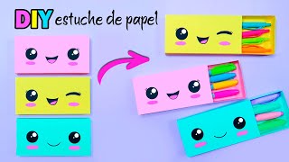 Manualidades con Papel  Cajitas de Papel DIY Estuche Lapicera  Tutorial Origami [upl. by Annert]