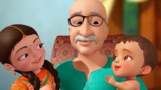 Dadaji Grand Father  Hindi Rhymes for Children  Infobells [upl. by Nigem]