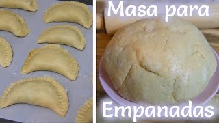 Masa Para Empanadas Saladas  Mi Cocina Rápida [upl. by Shenan]