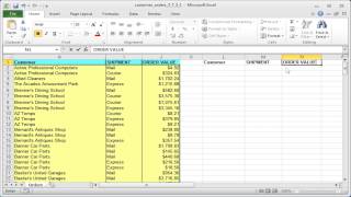 Excel Creating a criteria range for excel advanced filters [upl. by Akerdal836]