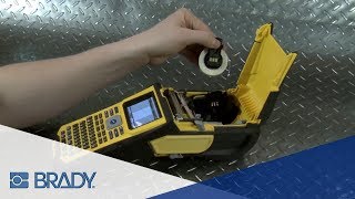 Brady BMP61 Label Printer How To Load and Unload Supplies [upl. by Eiramoj]