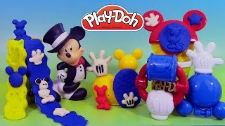 Pâte à modeler Play doh Mouskatools Mickey Mouse Clubhouse Maxi Outils [upl. by Ydnic]