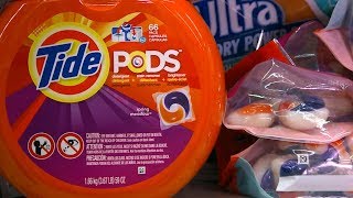 Procter amp Gamble launches safety campaign to combat viral Tide pod challenge [upl. by Flosi945]