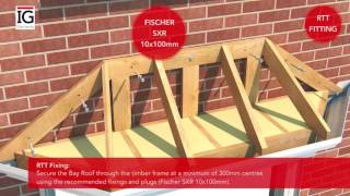 How to Install a GRP Bay Roof  IG Elements [upl. by Annonyw]